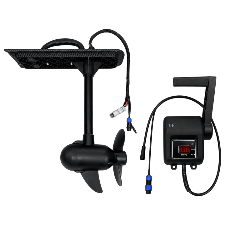 Pro Fish Gear Drop-In Electric Pod Motor System – 12V/24V Hand Throttle Motor for Fin Stalker & Fin Finder Kayaks Vessels Line Cutterz 