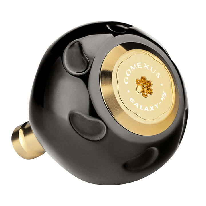 Gomexus Titanium Reel Power Knob 45 50mm TB45 Gomexus 45mm Black/Gold 