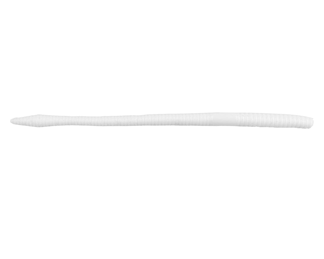 NetBait - T-Mac Worm - Baitfuel NetBait White 6.5" 