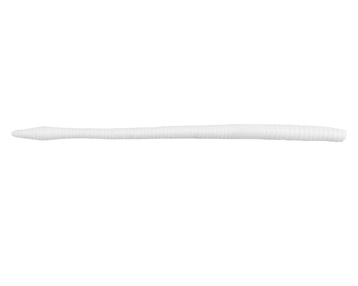 NetBait - T-Mac Worm - Baitfuel NetBait White 6.5" 