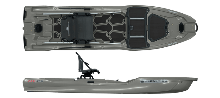 XTR130 Kayak Kayaks Bonafide Fishing Top Gun Grey 