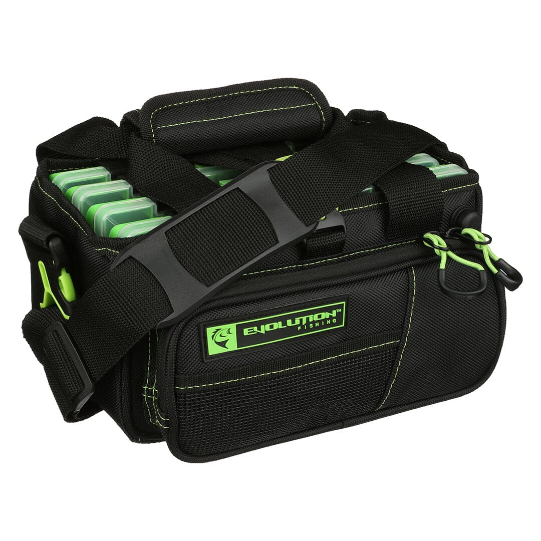 Horizontal 3500 Drift Series Topless Tackle Bag Tackle Storage Evolution Outdoor Green 