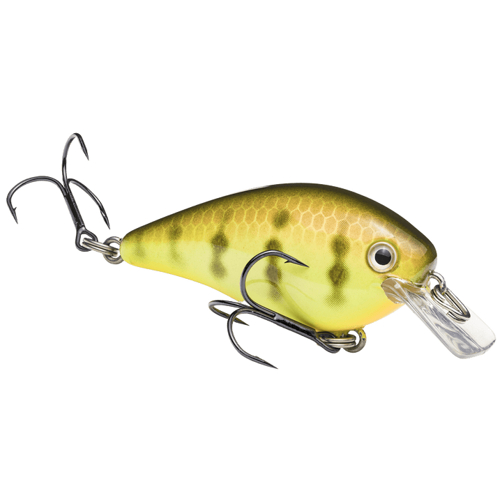Strike King - KVD Squarebill 1.0 Crankbait Lure Strike King Lure Company Chartreuse Perch 