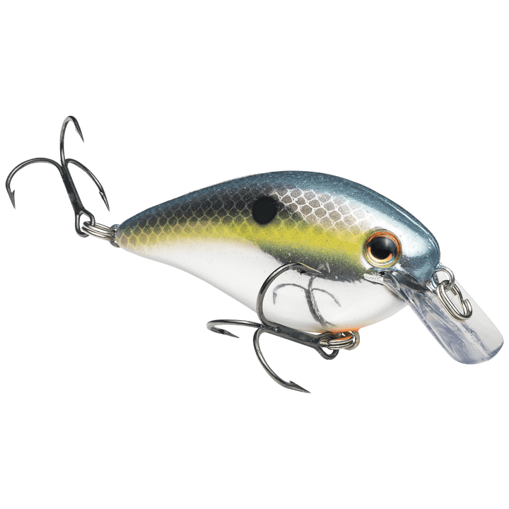 Strike King - KVD Squarebill 1.5 Crankbait Lure Strike King Lure Company Chrome Sexy Shad 