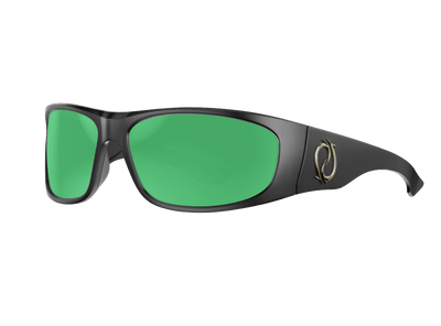 Redtail Republic Sunglasses Accessories Redtail Republic Laguna Matte Black RECON Green Mirror