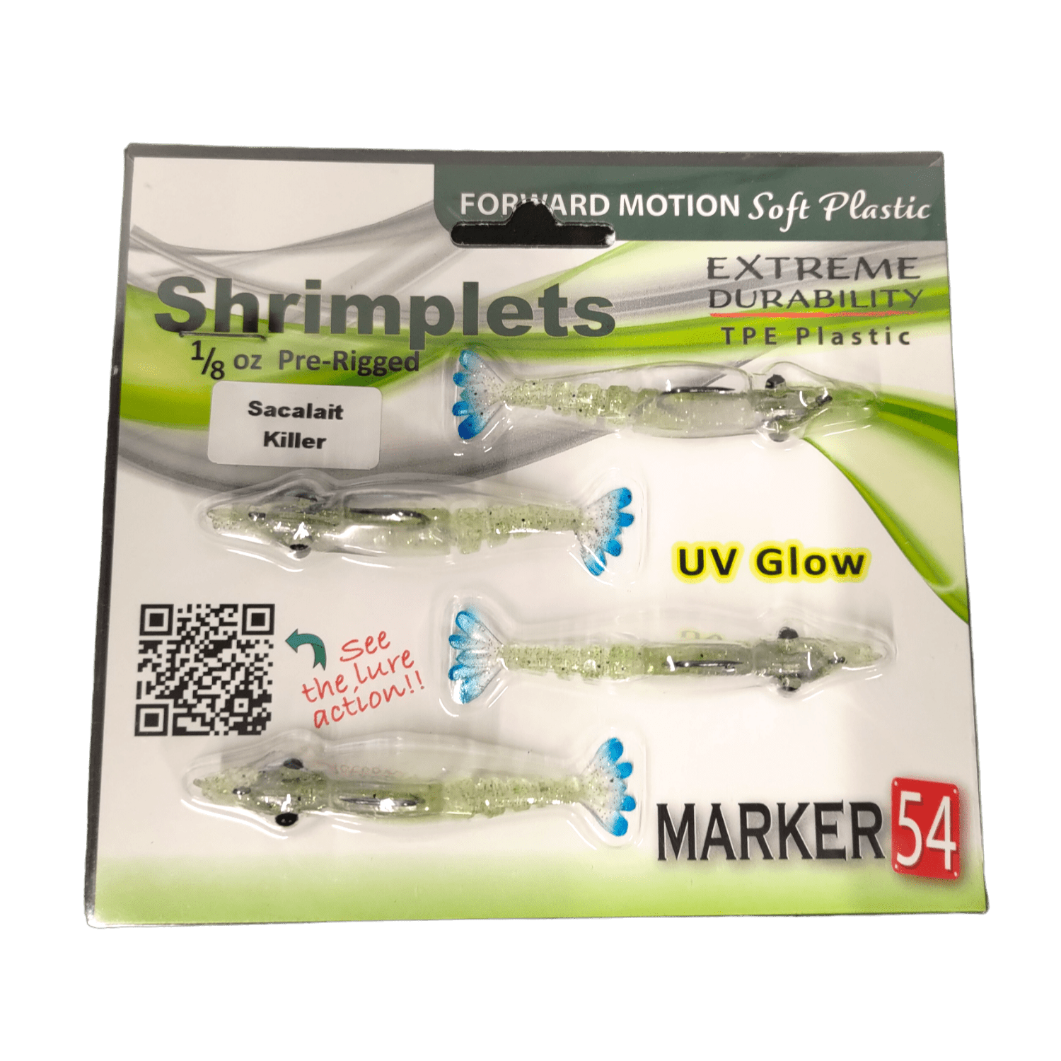 Marker 54 Shrimplets - Soft Plastic Shrimp Lure - 2.5 4pk – Line