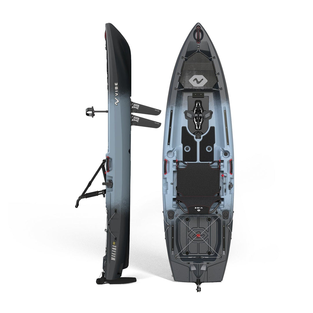 Makana 100 Kayaks Vibe Kayaks Slate Blue X-Drive 