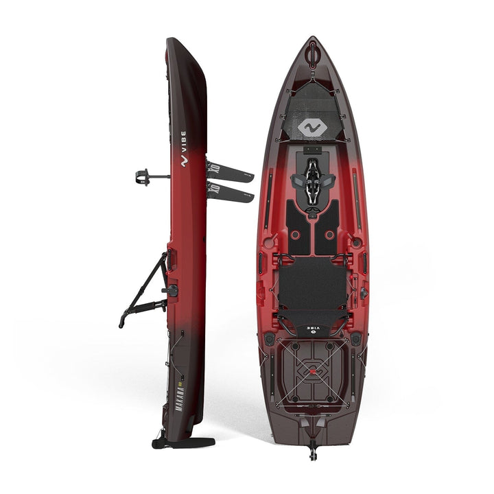 Makana 100 Kayaks Vibe Kayaks Tsunami Red X-Drive 