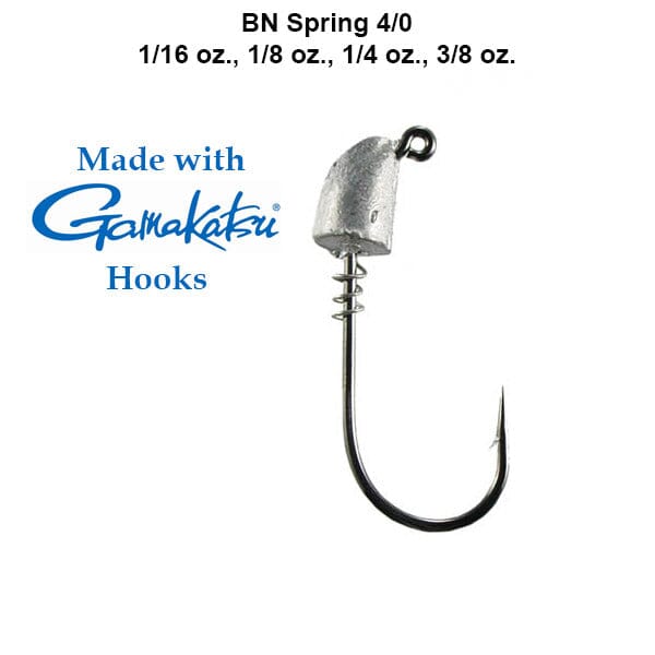 Hogie Spring Head Jig Hook - Gamakatsu Lure Hogie's Lure Company 