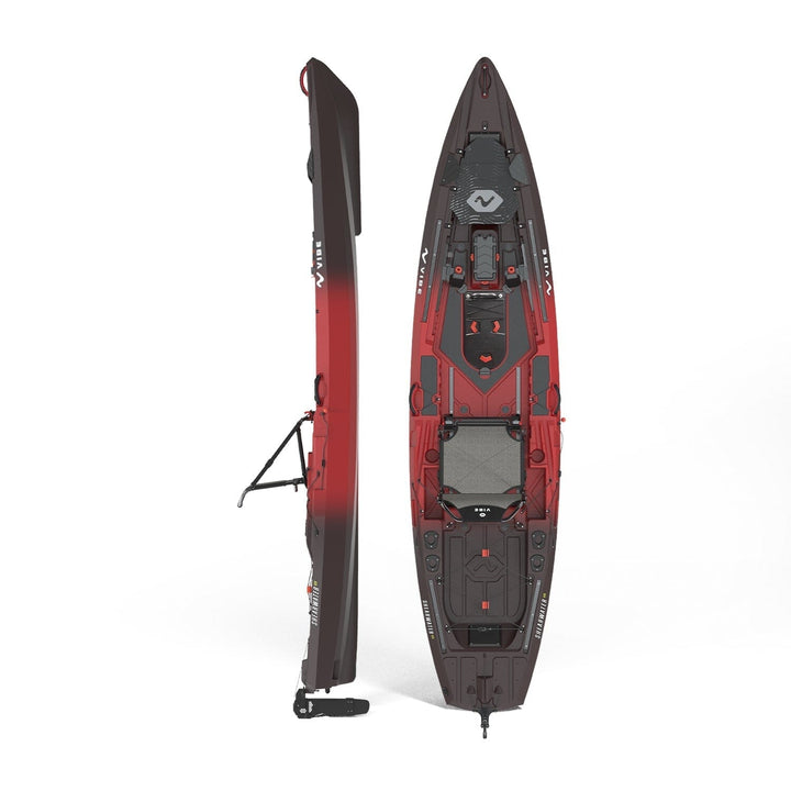 Vibe Shearwater 125 Kayaks Vibe Kayaks Tsunami Red 