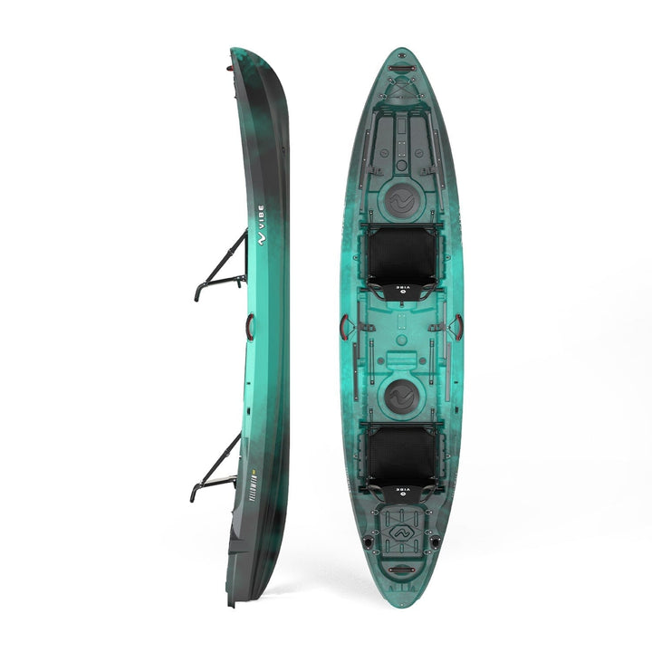 Vibe Yellowfin 130T Tandem Kayaks Vibe Kayaks Caribbean Blue 