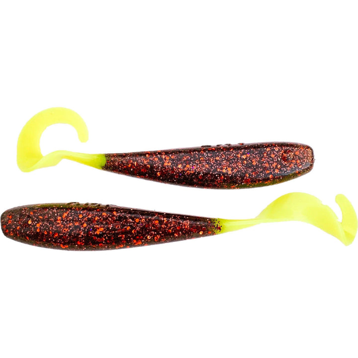 A.M. Fishing - Garlic Infused Soft Plastics A.M. Fishing 4in - 8pk Rootbeer Shart 