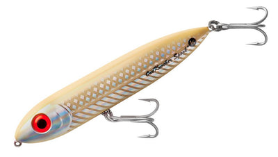 Heddon One Knocker Spook Lure Heddon Lures 3/4oz Bone/Silver 