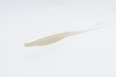 Zoom - Super Fluke Lure Zoom Bait Company 5-1/4" White Pearl 