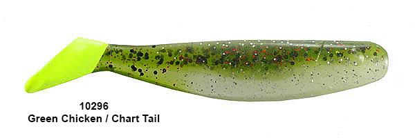 Hogie Major Minnow 6pk Lure Hogie's Lure Company Green Chicken/Chartreuse 