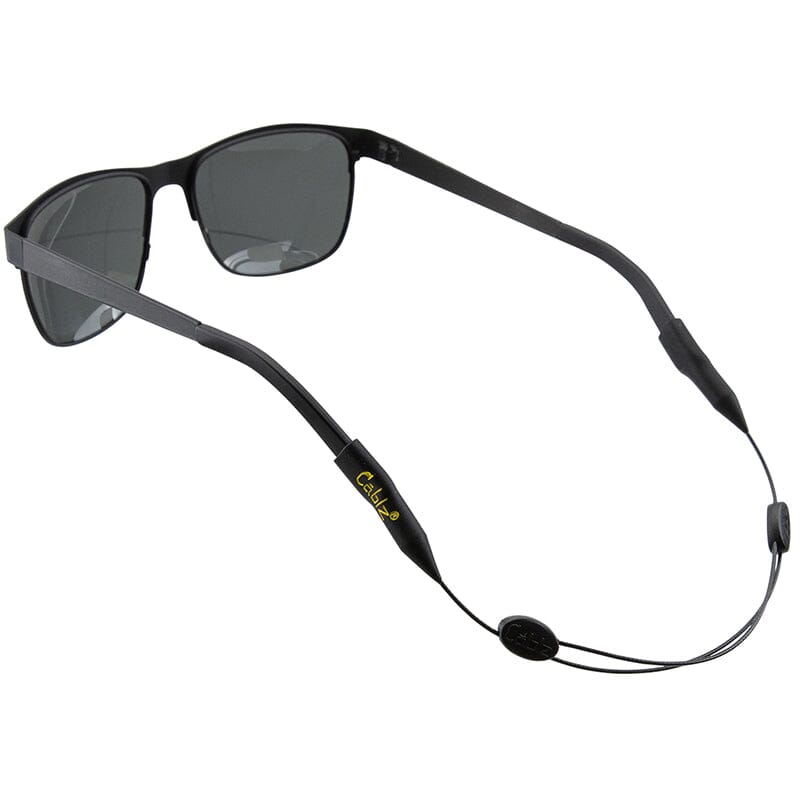 Cablz - Zipz Sunglass Retainer Accessories Cablz 12" Universal Black Black