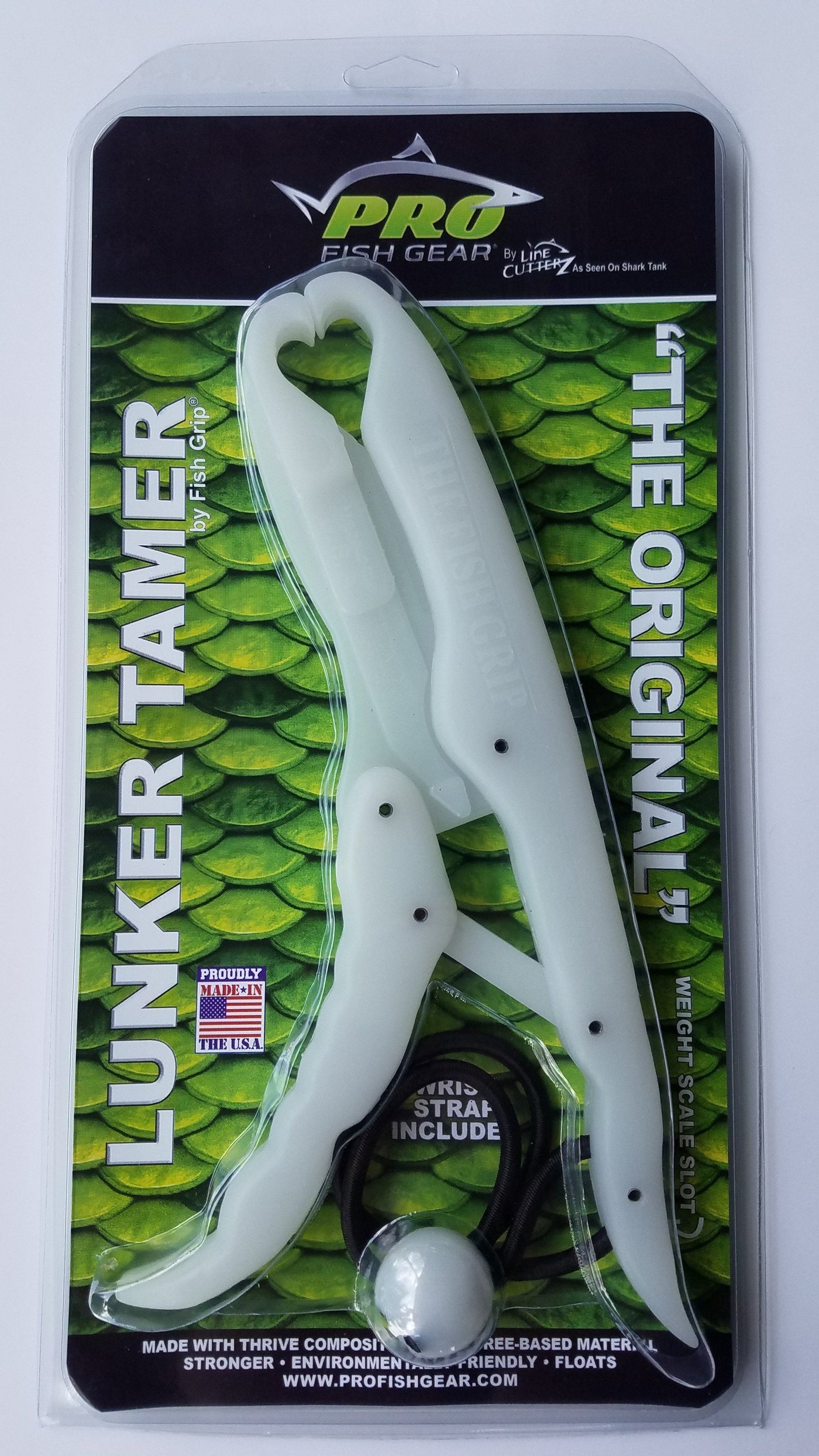 Pro Fish Gear Lunker Tamers by The Fish Grip Lunker Tamer Line Cutterz Glow-In-The-Dark 