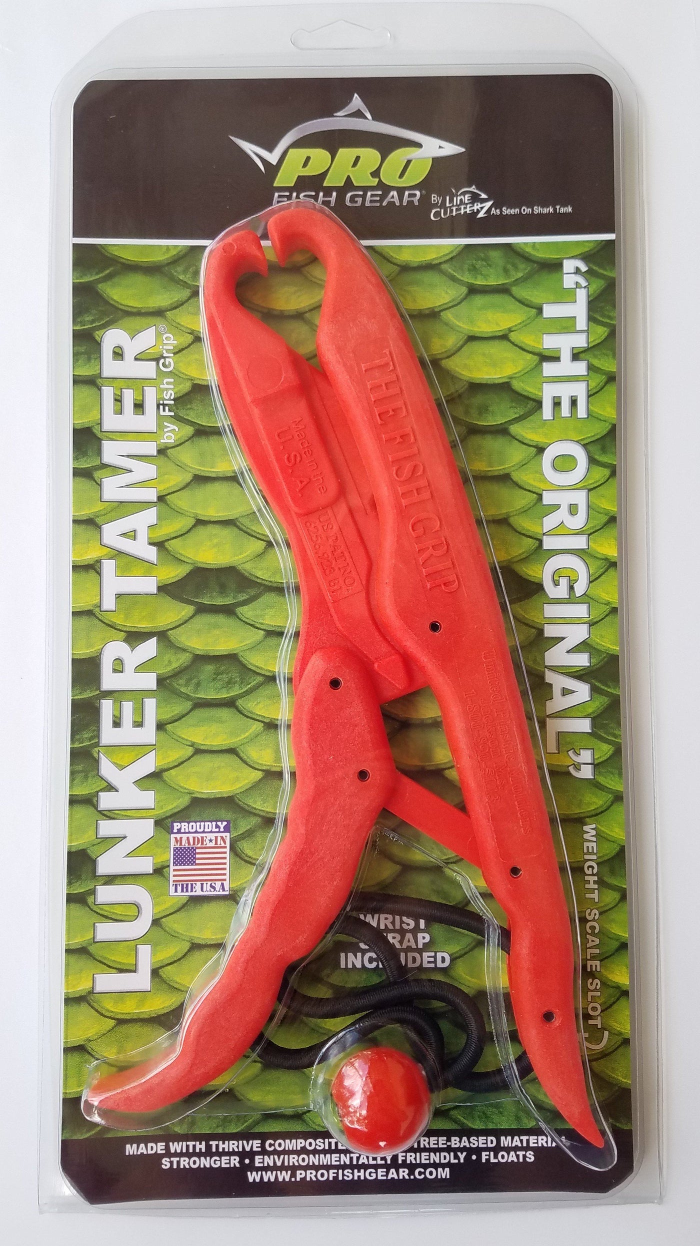 Pro Fish Gear Lunker Tamers by The Fish Grip Lunker Tamer Line Cutterz Blaze Orange 