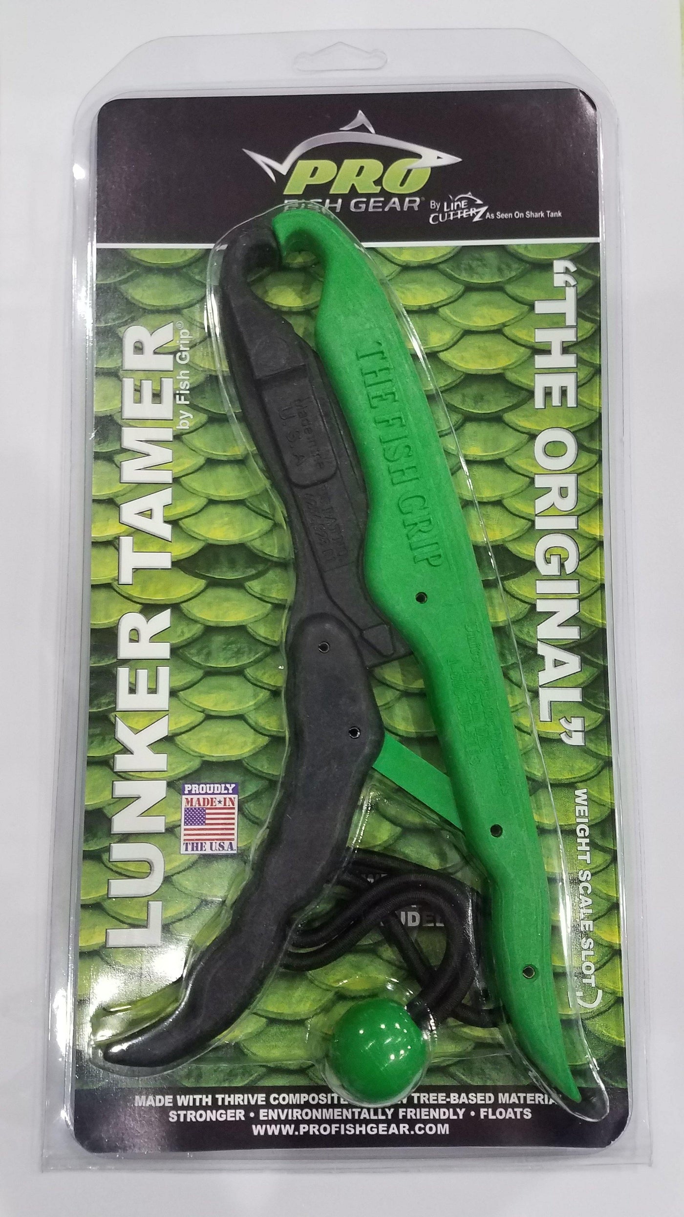 Pro Fish Gear Lunker Tamers by The Fish Grip Lunker Tamer Line Cutterz Black/Green 