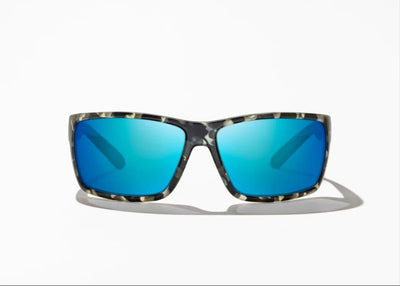 Bajio Sunglasses - Glass Lenses Apparel Bajio Sunglasses Bales Beach Gray Camo Matte Blue Mirror