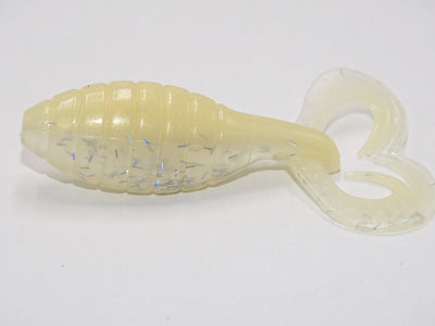 Bubba Clucker Mullet 3” - 7pk Chicken Boy Lures Bone Diamond 