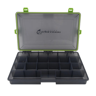 Evolution 3700 4-Latch Waterproof Tackle Tray - Green Accessories Evolution Outdoor 