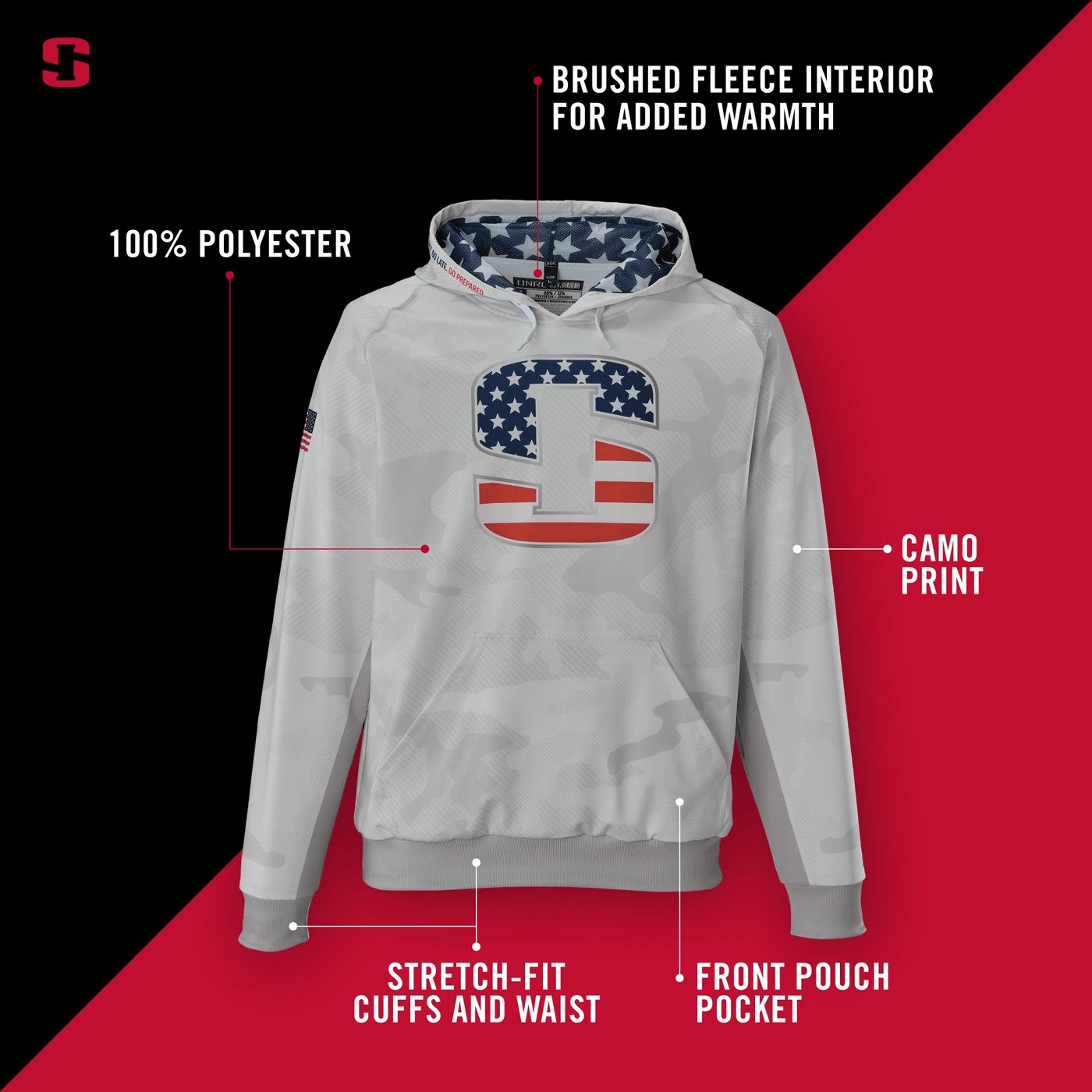 Striker® USA Hoody Clothing Striker 