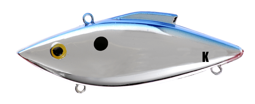 Bill Lewis - Knock-N-Trap Lure Bill Lewis Outdoors 1/2oz Chrome/Blue Back 