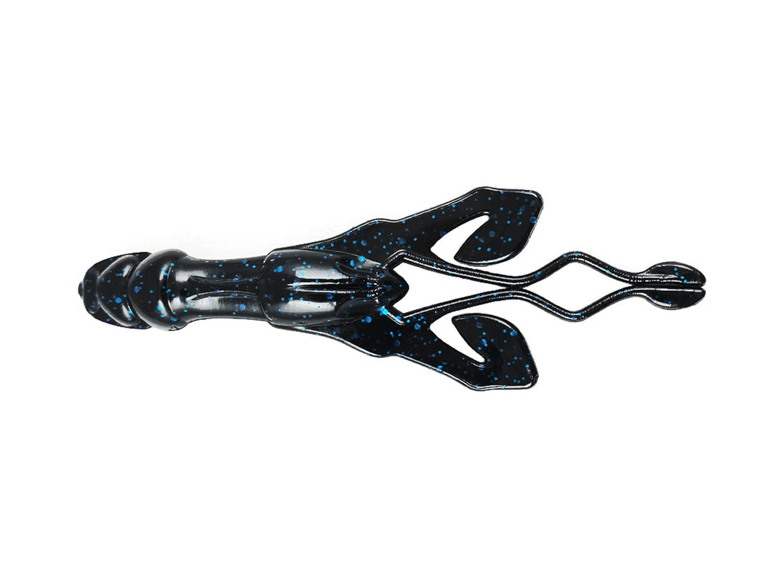 ArmA Craw Lure Zee Bait Co Black and Blue Flk 