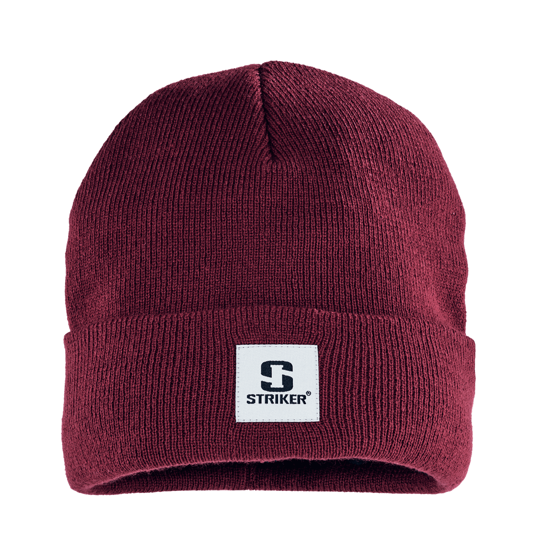 Striker® Keystone Cuffed Hat Clothing Striker Burgundy 