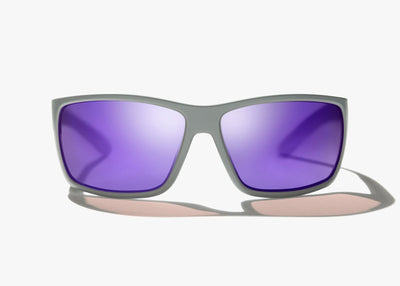 Bajio Sunglasses - Polycarbonate Lenses Apparel Bajio Sunglasses Bales Beach Black Matte Violet Mirror