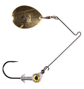 Z-Man BullZEye Spinnerbait Lure Z-Man Fishing Products #4.5 1/4oz Gold