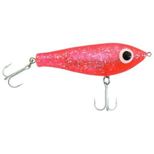 Paul Brown's Fat Boy Suspending Twitchbait Lure Mirrolure Pink Silver 