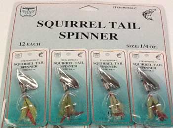 Squirrel Tail Spinners F.J. Neil 1/4oz Chartreuse 