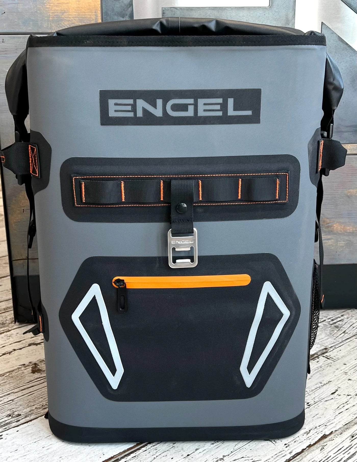Engel® Roll Top High Performance Backpack Cooler Coolers Engel Coolers Orange 