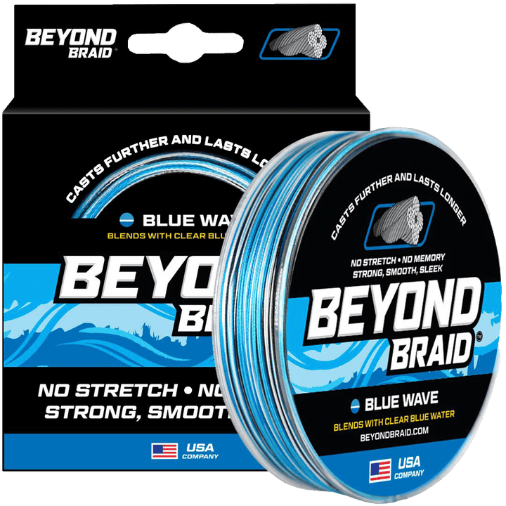 Beyond Braid - Braided Fishing Line Fishing Line Beyond Braid Blue Camo 300yd 10lb