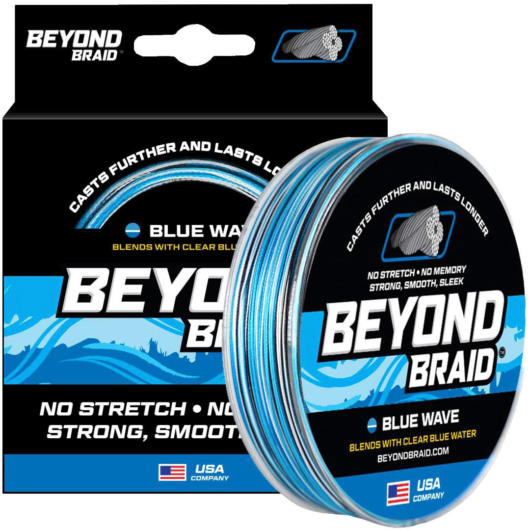 Beyond Braid - Braided Fishing Line Fishing Line Beyond Braid Blue Camo 300yd 10lb