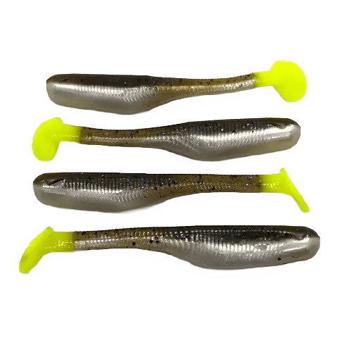 Down South Lures Lure Down South Lures Burner Shad (3.5") Big Papa Pearl 
