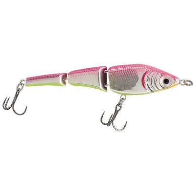 C-Eye Pro Series Brokenback Swimbait Lure Mirrolure Silver Pink Back Chartreuse Belly 