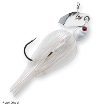 Z-Man Project Z Chatterbait Lure Z-Man Fishing Products 3/8oz Pearl Ghost 