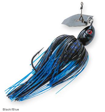 Z-Man Project Z Chatterbait Lure Z-Man Fishing Products 1/2oz Black/Blue 