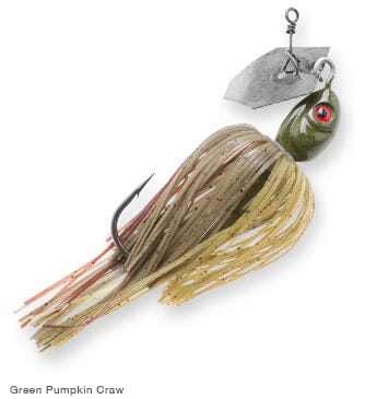 Z-Man Project Z ChatterBait Lure Z-Man Fishing Products 3/8oz Green Pumpkin Craw 