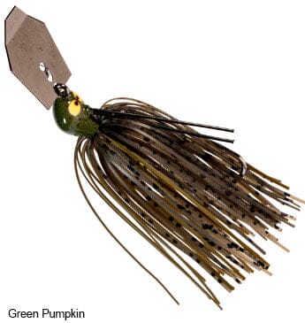 Z-Man - CrossEyeZ ChatterBait Lure Z-Man Fishing Products 3/8oz Green Pumpkin 