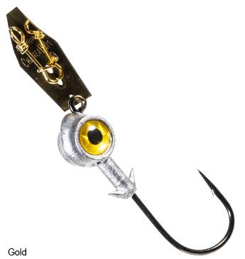 Z-Man Eye Strike ChatterBait Lure Z-Man Fishing Products 5/0 1/4oz Gold
