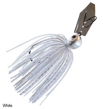 Z-Man ChatterBait JackHammer Lure Z-Man Fishing Products 1/2oz White 