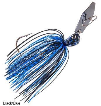 Z-Man ChatterBait JackHammer Lure Z-Man Fishing Products 1/2oz Black/Blue 