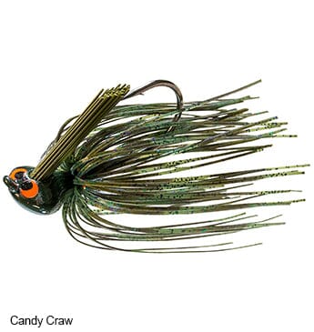 ZMan CrossEyeZ Flipping Jig Lure Z-Man Fishing Products 3/8oz Candy Craw 