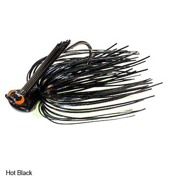 ZMan CrossEyeZ Flipping Jig Lure Z-Man Fishing Products 3/8oz Hot Black 