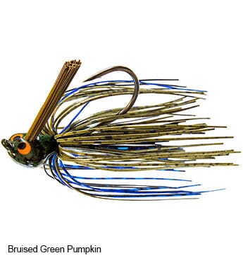 ZMan CrossEyeZ Flipping Jig Lure Z-Man Fishing Products 3/8oz Bruised Green Pumpkin 