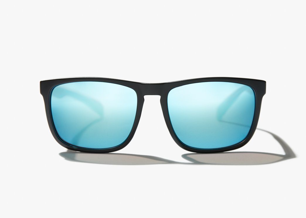 Bajio Sunglasses - Polycarbonate Lenses Apparel Bajio Sunglasses Calda Black Matte Trevally Blue